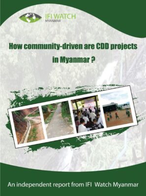 How communitv-driven are CDD projects in Myanmar?