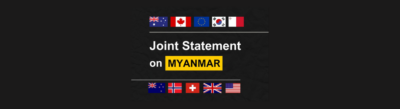 Joint Statement on the Ongoing Conflict in Myanmar